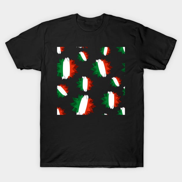 italian flag, italian virus, pic, italian pic, italian decoration, italian wallpaper, italy, green white red, italia, T-Shirt by JAG2B